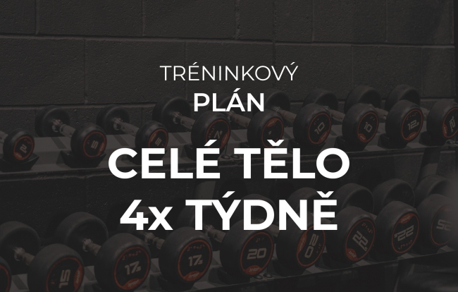 Tréninkový plán Restartgym 4x v týdnu celé tělo