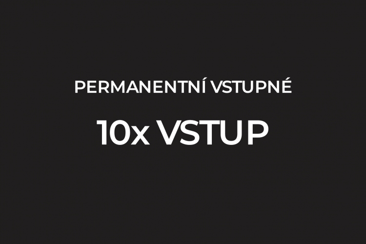 PERMANENTNÍ VSTUPNÉ 10x VSTUP POSILOVNA