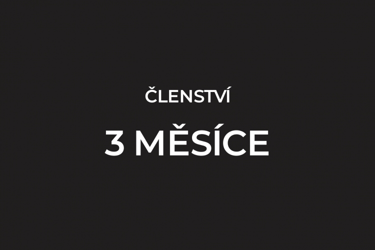 ČLENSTVÍ 3 MĚSÍCE POSILOVNA